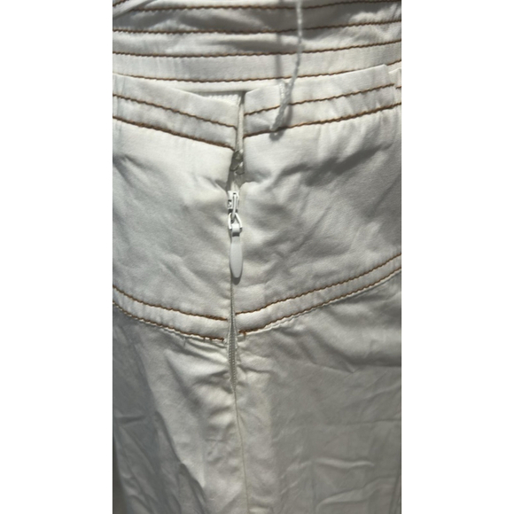 Veronica Beard Austyn White Belted Midi Dress Size Medium - Picture 8 of 10